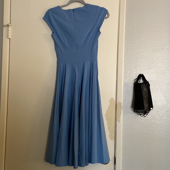 Ankle length, baby blue dress by Gown Town size XS and bought from Amazon - Picture 2 of 2
